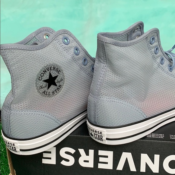 CONVERSE CTAS HI BLUE SLATE/BLACK MEN’S - Picture 10 of 16